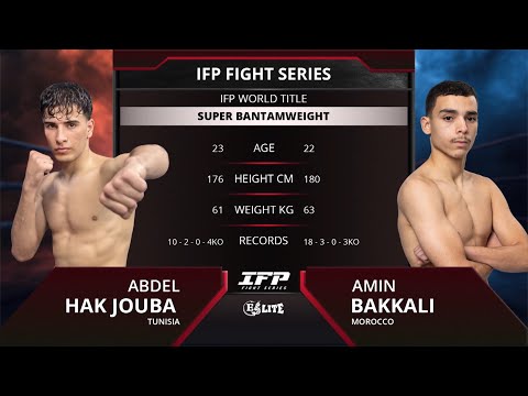 Amin Bakkali vs Abdel Hak Jouba | Full Fight | IFP Fight Series Super Bantamweight World Title
