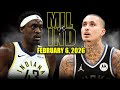 Milwaukee Bucks Vs Indiana Pacers Full Game Highlights February 6 2026 NBA Season