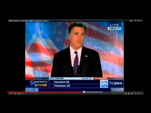Mitt Romney 2012 Concession Speech