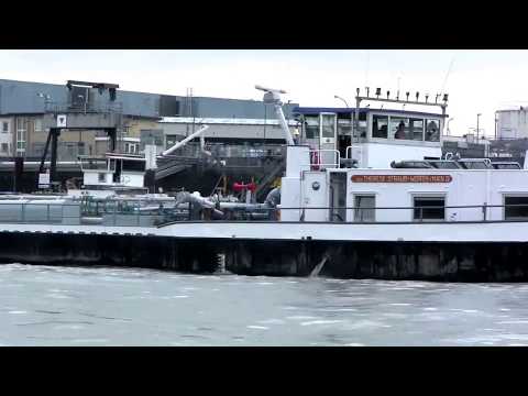 Working Barge on the River Rhine, Germany - On A 'Uniworld River Cruise'