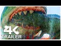 MEG 2 THE TRENCH T Rex Vs Megalodon Trailer 4K ULTRA HD NEW 2023