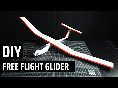 How to Make a Free Flight Foam Glider: The simplest way EVER!