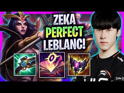 ZEKA PERFECT AP LEBLANC GAMEPLAY! - HLE Zeka Plays LeBlanc Mid vs Neeko! | Season 2024
