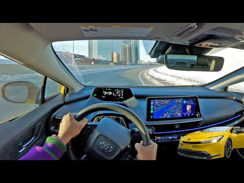 First drive in my 2026 Prius PHEV! [Detroit POV]