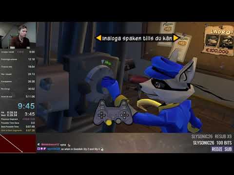 Sly 3: Swedish All Jobs speedrun in 5:07:52 [Former WR]