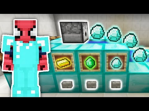 ZENGİN VS FAKİR ÖRÜMCEK ADAM #39 - Zengin'in Elmas Makinesi (Minecraft)