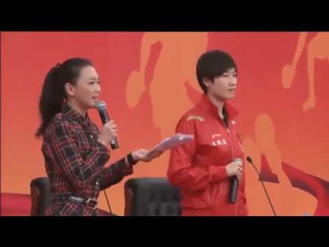 🏓 Chinese National Team Visited Shanghai JiaoTong University 2013 | Ding Ning | MA Long Part 1