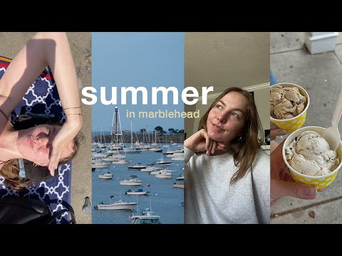 slow summer days at home in marblehead, ma