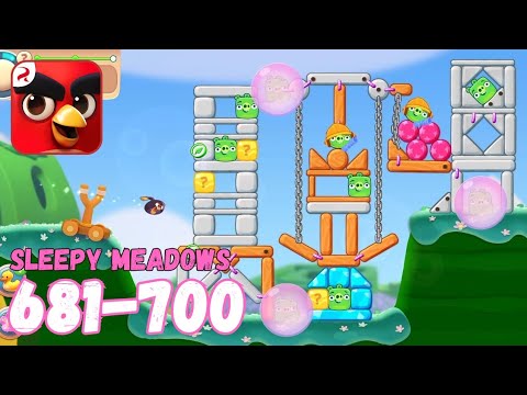 Angry Birds Journey: Levels 681-700 (Sleepy Meadows) Gameplay - Part 35