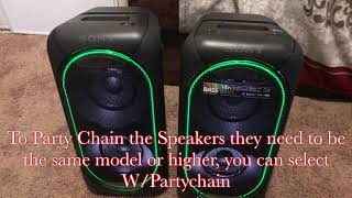 Video thumbnail for Sony GTKXB60 Setup Right + Left Speaker by Ernie F