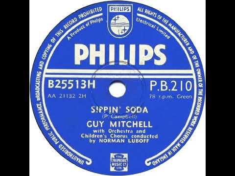 UK New Entry 1954 (15) Guy Mitchell - Sippin' Soda