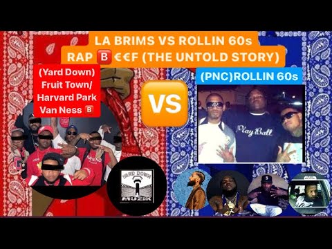 ROLLIN 60s VS BRIMS RAP 🅱️€€F. ( THE UNTOLD STORY) PNC VS YARD DOWN