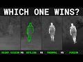 Night Vision vs Thermal vs Fusion vs Outline - Which is Best?