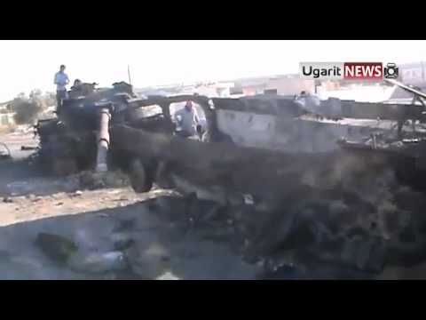 استهداف قوات النظام من قبل لواء صقور الشام في خان السبل في محافظة إدلب