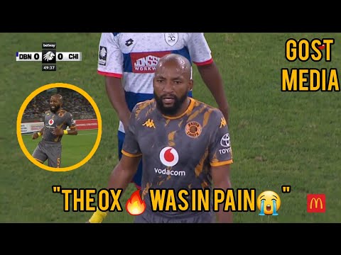 The Ox Mthethwa🔥strugled with cramps but he displayed a man of the match perfomance for chiefs⚫️🟡