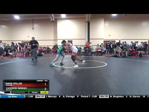 JUNIOR 132 David Spiller Missouri Vs Cameron Ingram Oregon