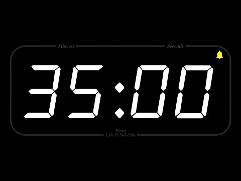 35 MINUTE - TIMER & ALARM - Full HD - COUNTDOWN