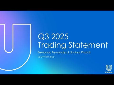 Unilever | Q3 2025 Trading Statement | Results | Webcast & Q&A