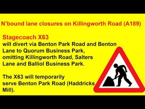 Bus passenger information for Killignworth Road