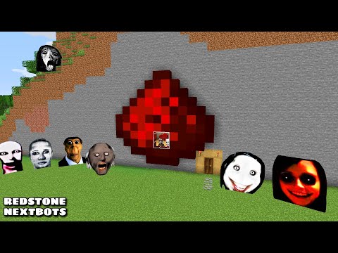 SURVIVAL REDSTONE DUST HOUSE WITH NEXTBOTS in Minecraft - Gameplay - Coffin Meme