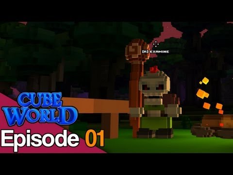 Cube World Let's Play - Slico The Mighty Mage - #1