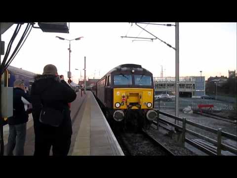 West Coast Railways 57313 and 57316 at Wigan Wallgate & North Western