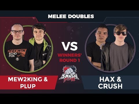 Mew2King/Plup vs Hax/Crush - Melee Doubles: Winners' Round 1 - Smash Summit 5