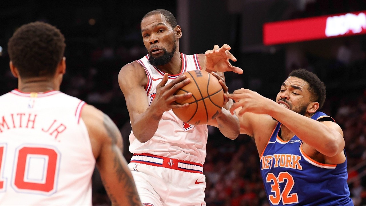 Kevin Durant 27 Pts Rockets Jump Out on Knicks!