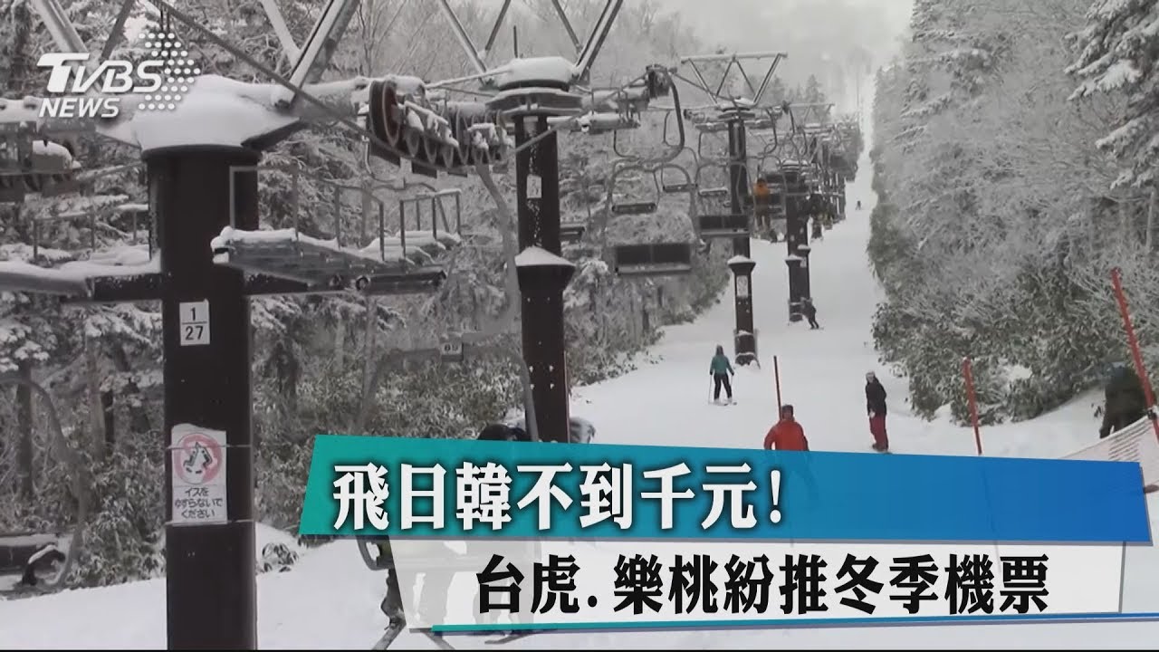 飛日韓不到千元！　台虎、樂桃紛推冬季機票