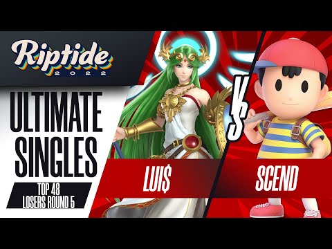 Lui$ vs Scend - Ultimate Singles Top 48: Losers Round 5 - Riptide 2022 | Palutena vs Ness