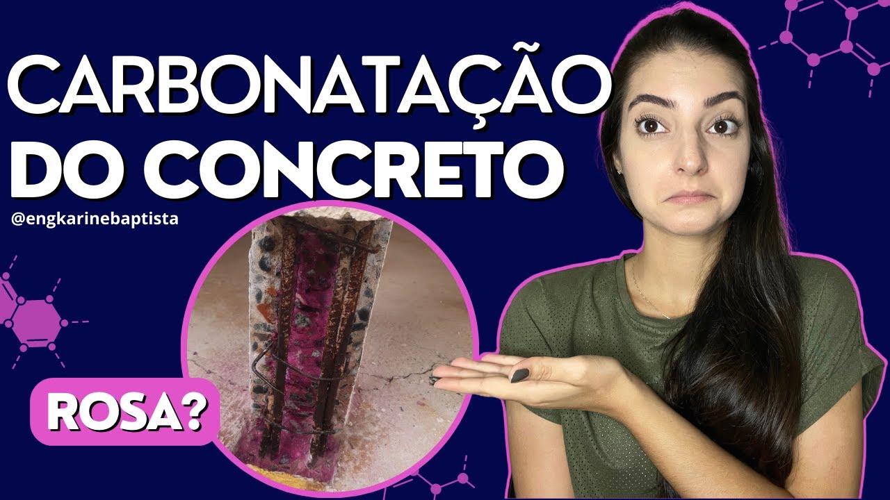 Carbonatação do concreto - Para que serve o teste que deixa o concreto rosa? Fenolftaleina