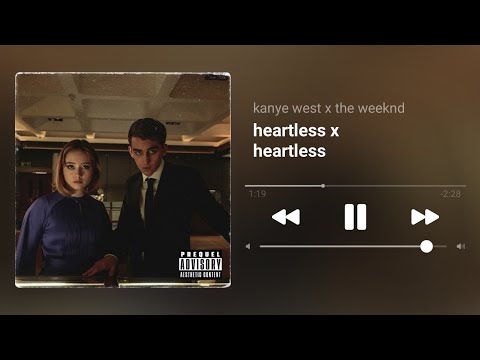 heartless x heartless (kanye west x the weeknd) - audio edit