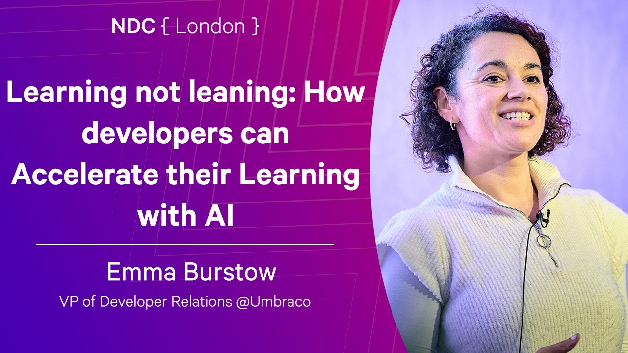 Learning not leaning: How developers can Accelerate their Learning with AI - Emma Burstow