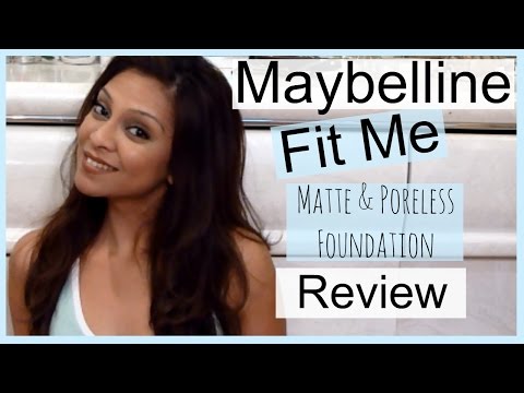 Maybelline Fit Me Matte & Poreless Foundation Review │ 130 Buff Beige Video