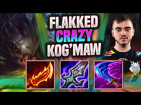 FLAKKED CRAZY GAME ON KOG'MAW! - G2 Flakked Plays Kog'Maw ADC vs Sivir! | Season 2022