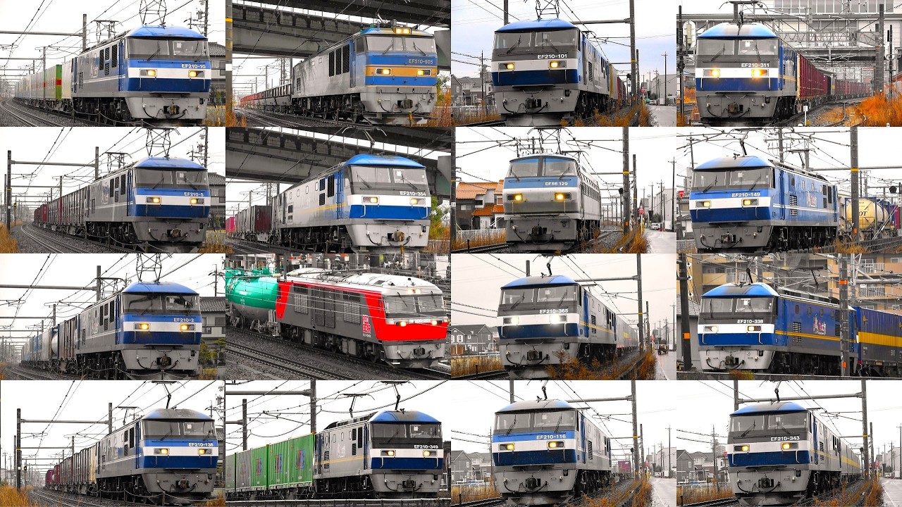 貨物列車の重厚ジョイント音‼ 2026,2,25 貨物列車いろいろいっぱい24本 木曽川駅に響く大迫力モーター音とジョイント音‼汽笛‼ 大雨のカーブを爆走する貨物列車たち