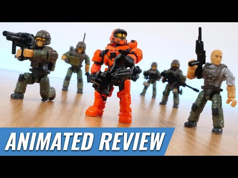Platoon Pack - Animated Review (Halo Infinite Mega Construx)
