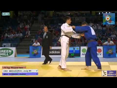 Judo 2013 European Championships U18 Tallinn: Medugorac (CRO) - Ciobanu (MDA) [-73kg]