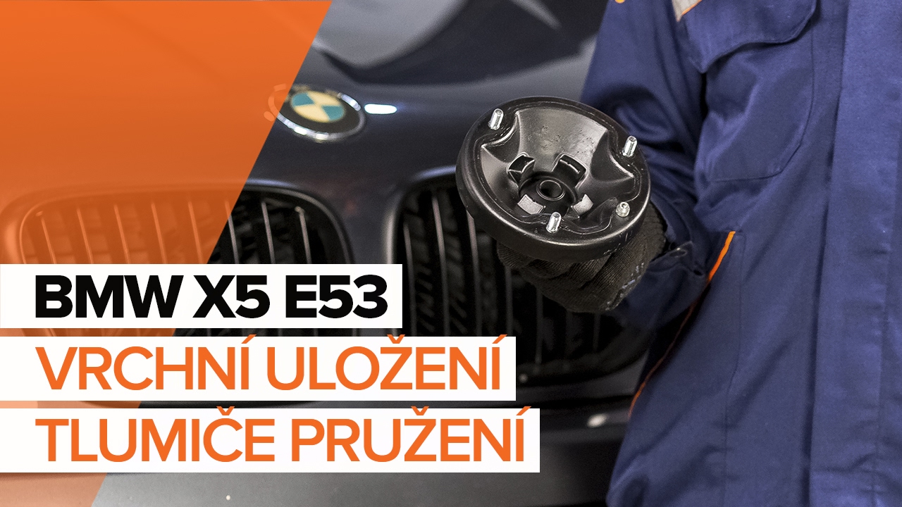 Jak vyměnit přední uložení tlumiče na BMW X5 E53 – návod k výměně