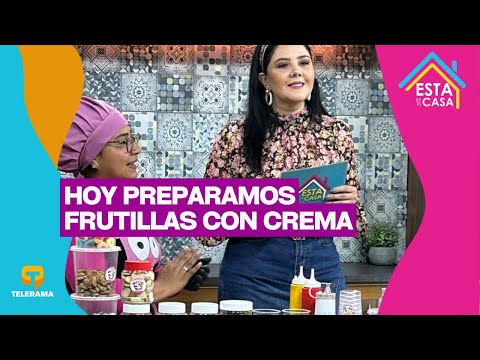 Hoy preparamos Frutillas con crema