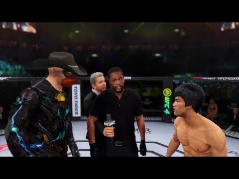 Cyber Darkwing Duck vs. Bruce Lee - EA sports UFC 4