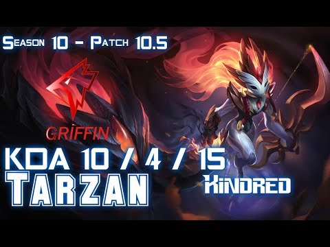 GRF Tarzan KINDRED vs REK'SAI Jungle - Patch 10.5 KR Ranked