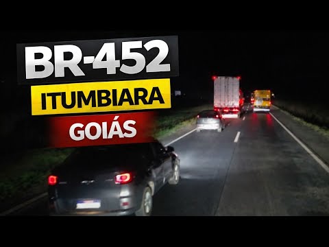 Viagem pela BR-452 até Itumbiara, Goiás | Trecho Rodoviário