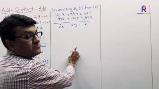 Download the video "Linear Equation in Two Variable (Add -Sub- Add)"