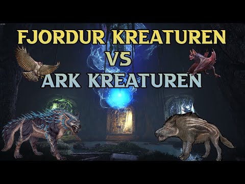 Fjordur Kreaturen VS ARK Dinos | Wer wird den 1VS1 Kampf gewinnen ? | Shady Reagiert