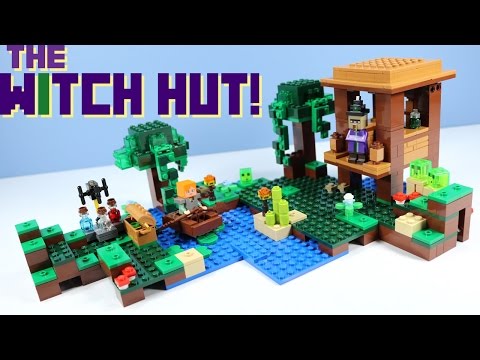 LEGO Minecraft The Witch Hut 21133 with Small Slime!
