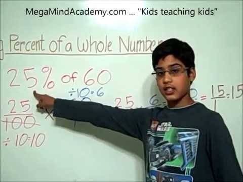 Finding Percent of a Whole Number
