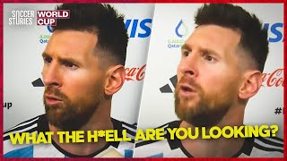 "What the hell are you looking at?" WHY MESSI was FURIOUS at VAN GAAL