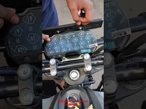 Yamaha FZs v4 meter screen guard 🔥🏍️ #shorts #fzsv4 #yamaha #bike #accessories #youtubeshorts #viral
