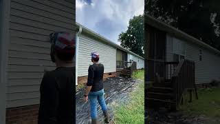Professional soft wash process